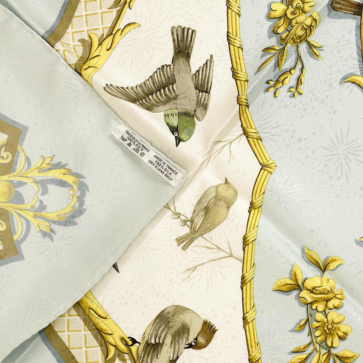 Hermes Scarf "La Cle des Champs" by Francoise Faconnet 90cm Silk Jacquard | Carre Foulard