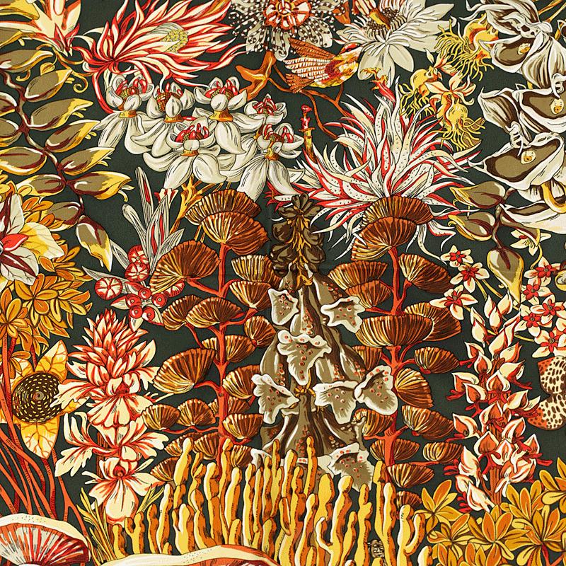 Hermes Scarf "L'Ile Deserte" by Annie Faivre 90cm Silk | Carre Foulard