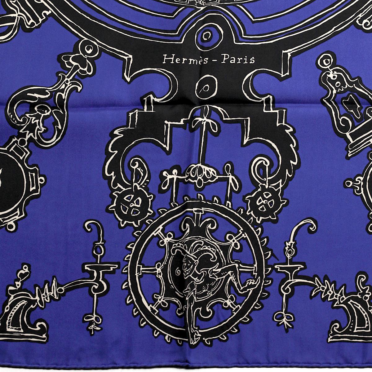 Hermes Scarf "Serio Ludere" by Nicolas Buffe 90cm Silk | Carre Foulard
