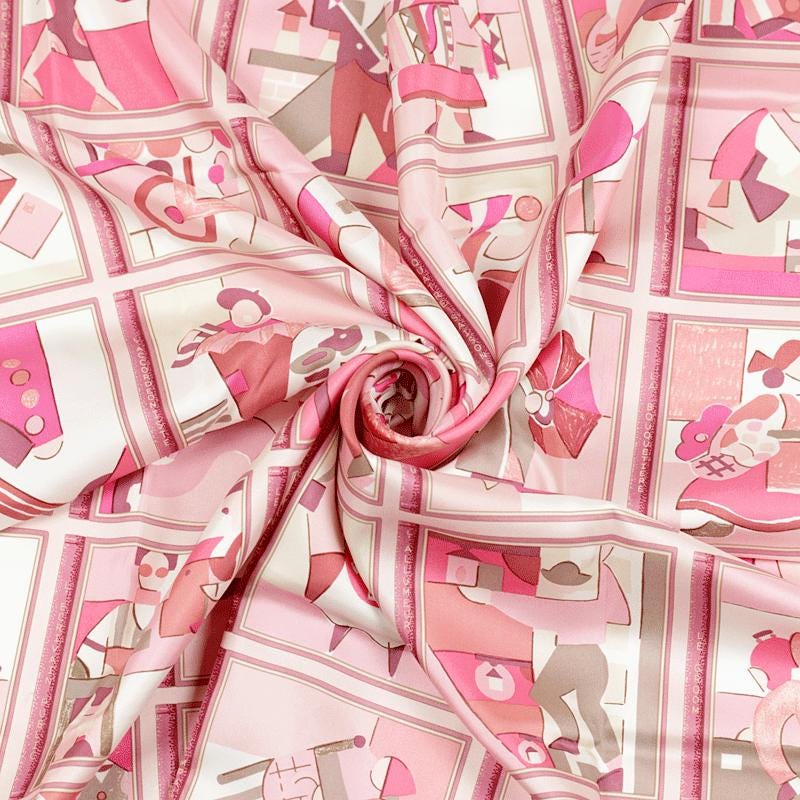 Hermes Scarf "Les Petit Metiers de Paris" by Karen Petrossian 90cm Silk