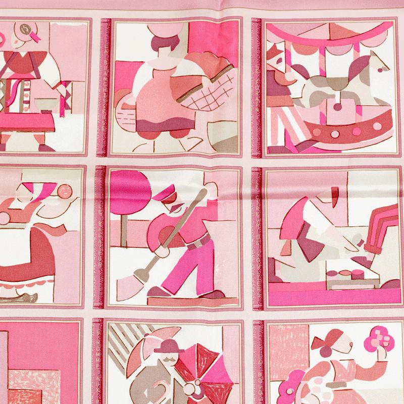 Hermes Scarf "Les Petit Metiers de Paris" by Karen Petrossian 90cm Silk