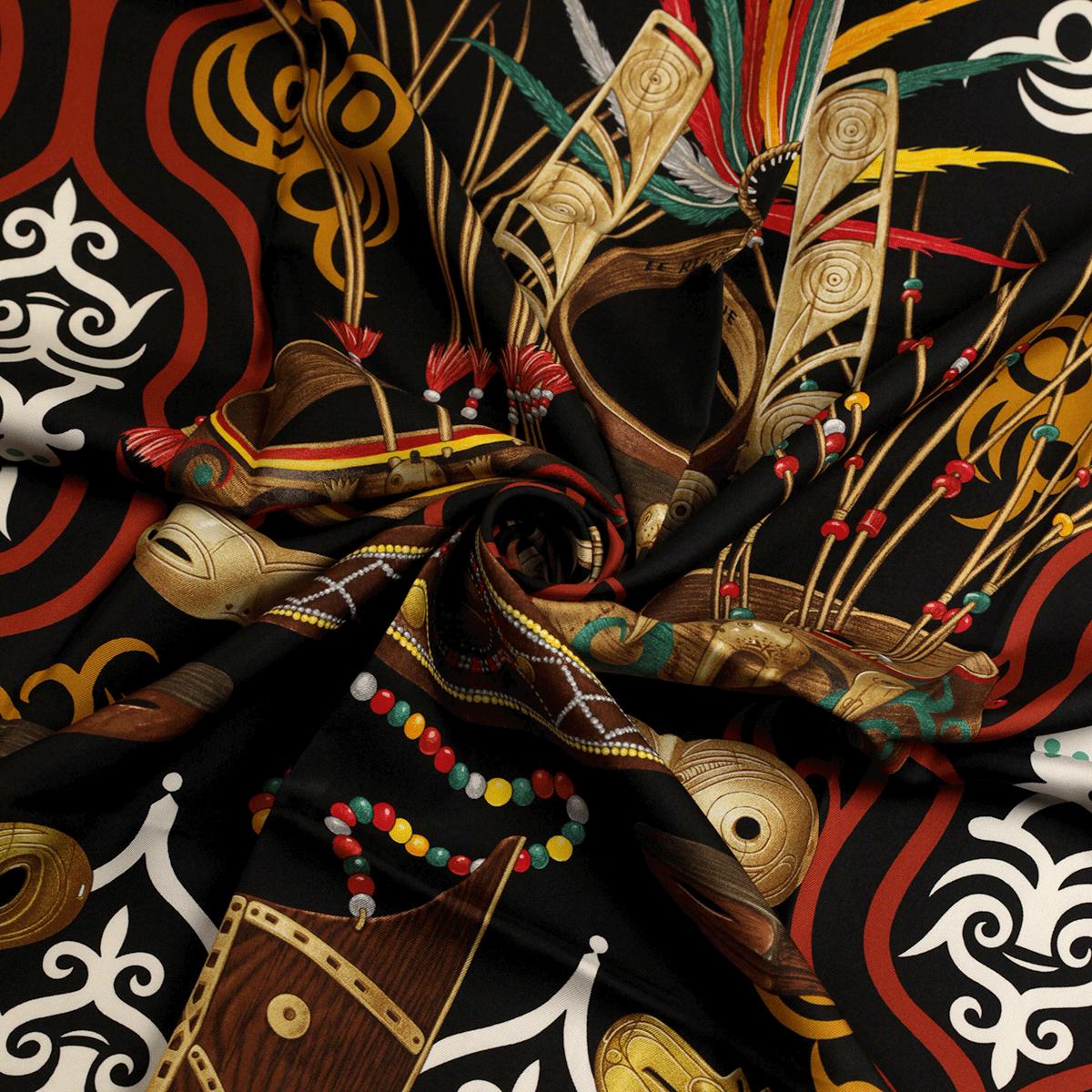 Hermes Scarf "Le Regard de l’Arctique" by Antoine Tzapoff 90cm Silk | Carre Foulard