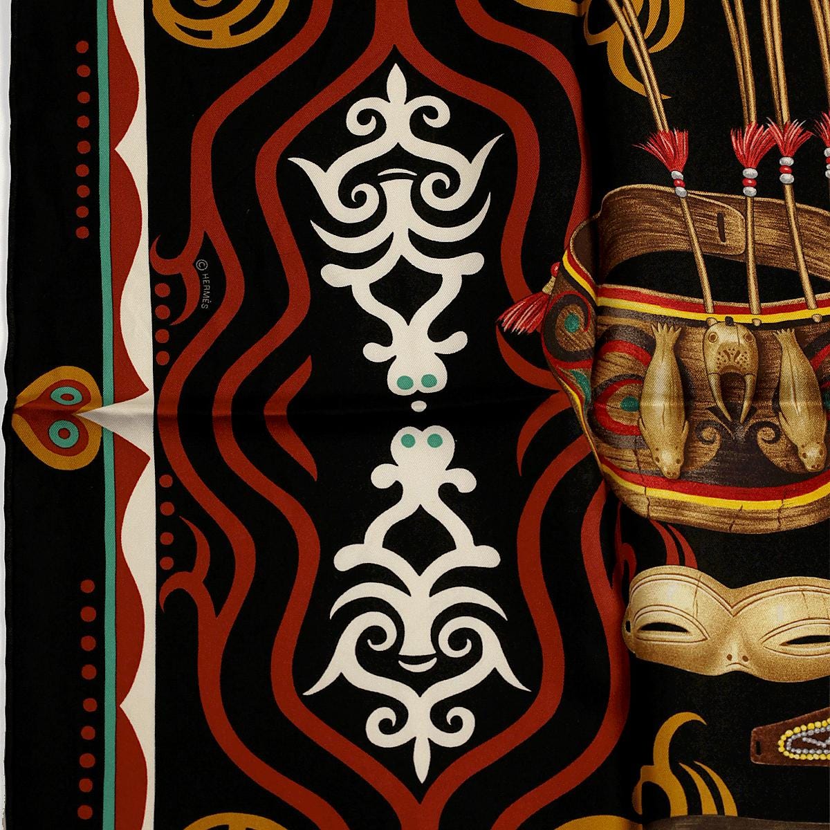 Hermes Scarf "Le Regard de l’Arctique" by Antoine Tzapoff 90cm Silk | Carre Foulard