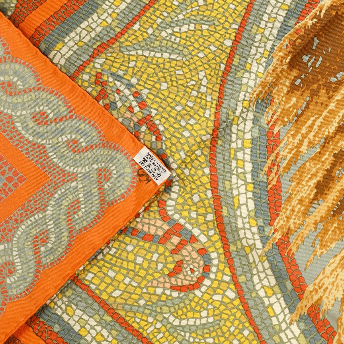 Hermes Scarf "Sous le Cedre" by Dimitri Rybaltchenko 90cm Silk | Carre Foulard