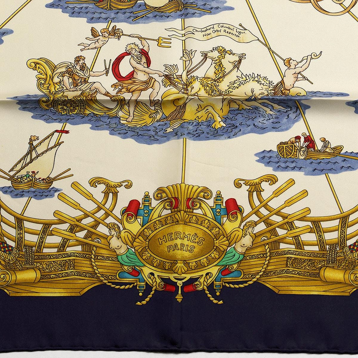 Hermes Scarf "Voiles de Lumiere" by Joachim Metz 90cm Silk | Carre Foulard