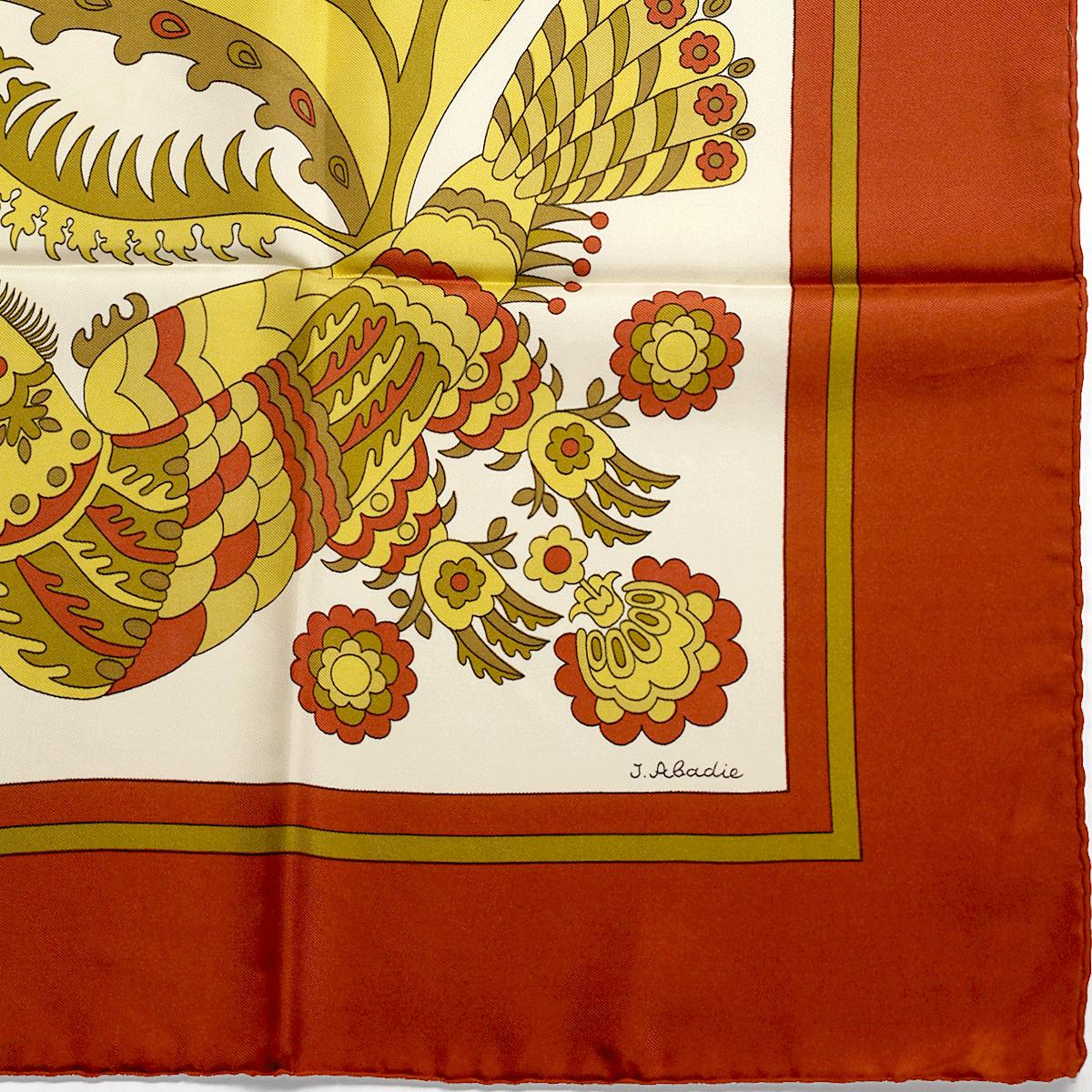 Hermes Scarf "Skyros" by Julia Abadie 90cm Silk | Foulard Carre