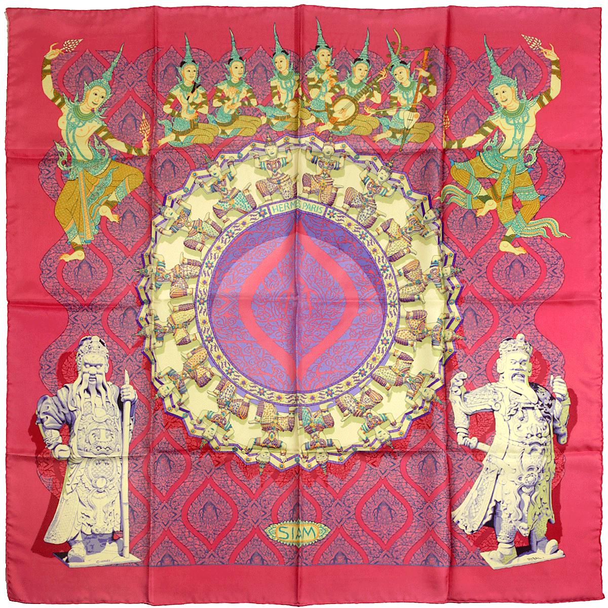Hermes Scarf "Siam" by Vladimir Rybaltchenko 90cm Silk | Foulard Carre
