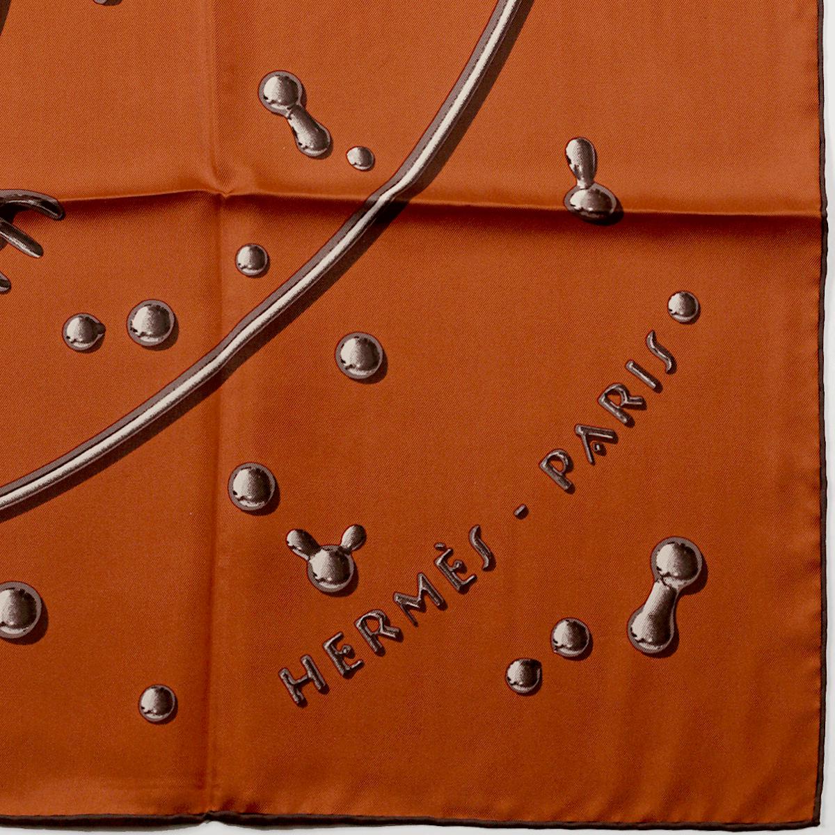 Hermes Scarf "Vif Argent" by Dimitri Rybaltchenko 90cm Silk | Carre Foulard