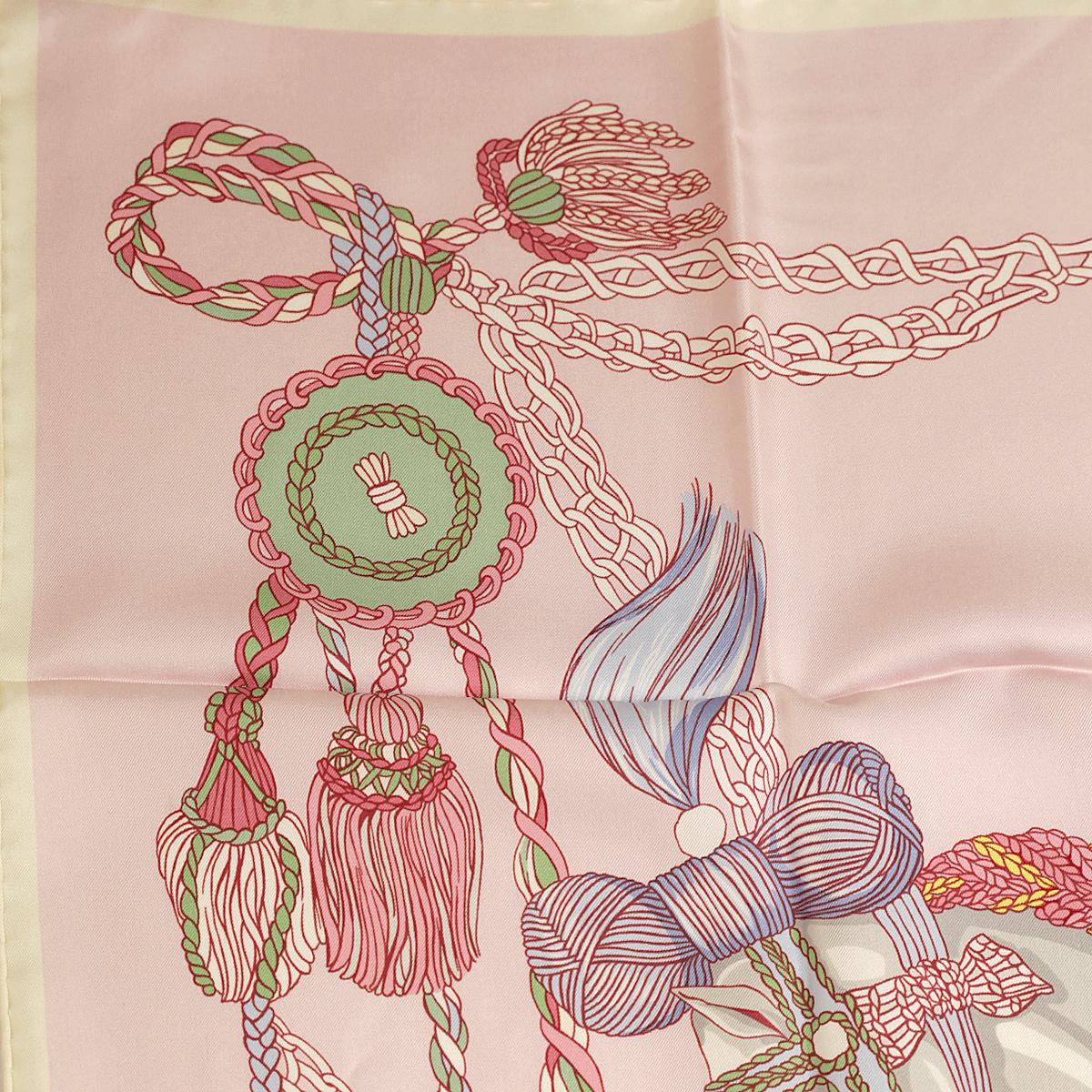 Hermes Scarf "La Timbalier" by Francoise Heron 90cm Silk | Carre Foulard