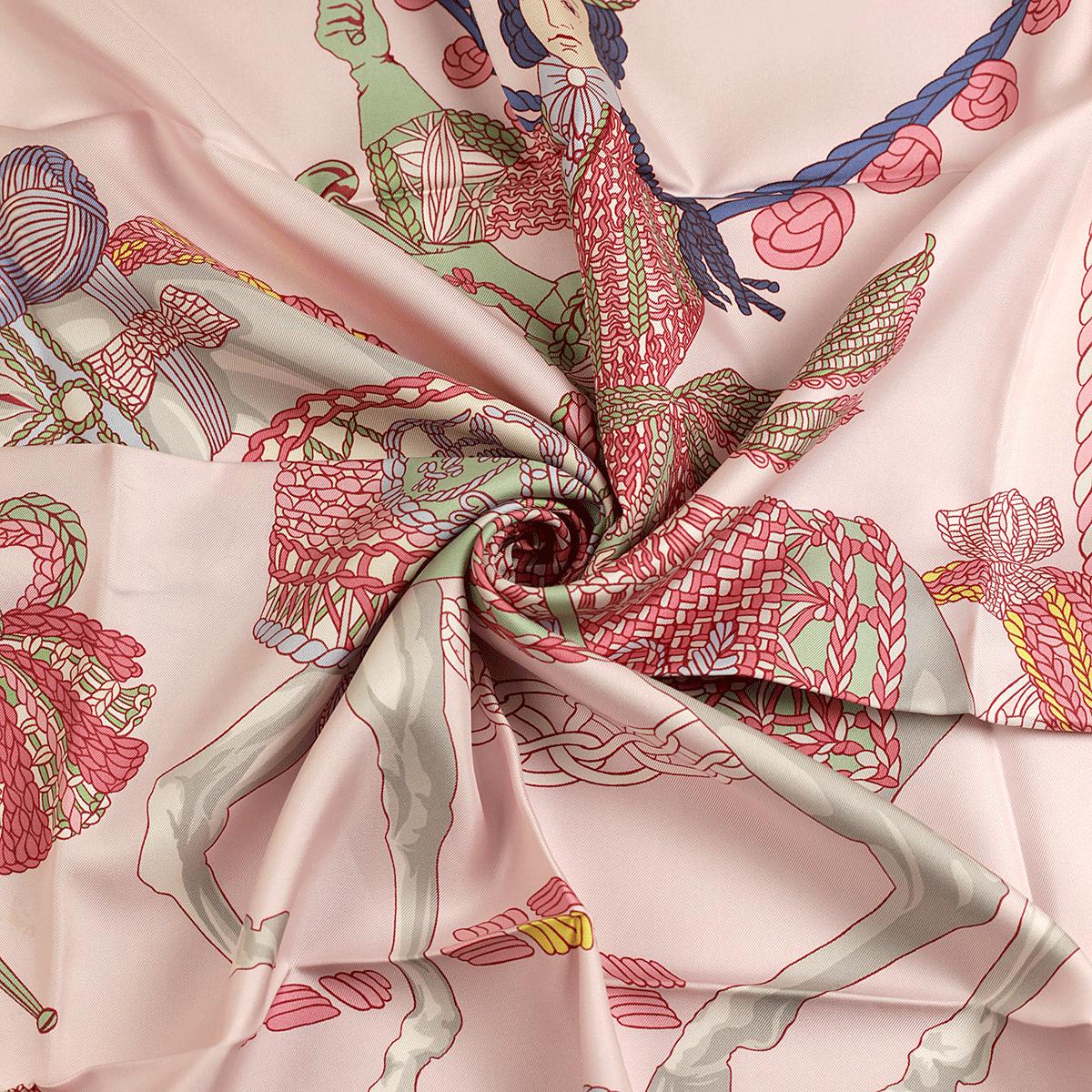 Hermes Scarf "La Timbalier" by Francoise Heron 90cm Silk | Carre Foulard