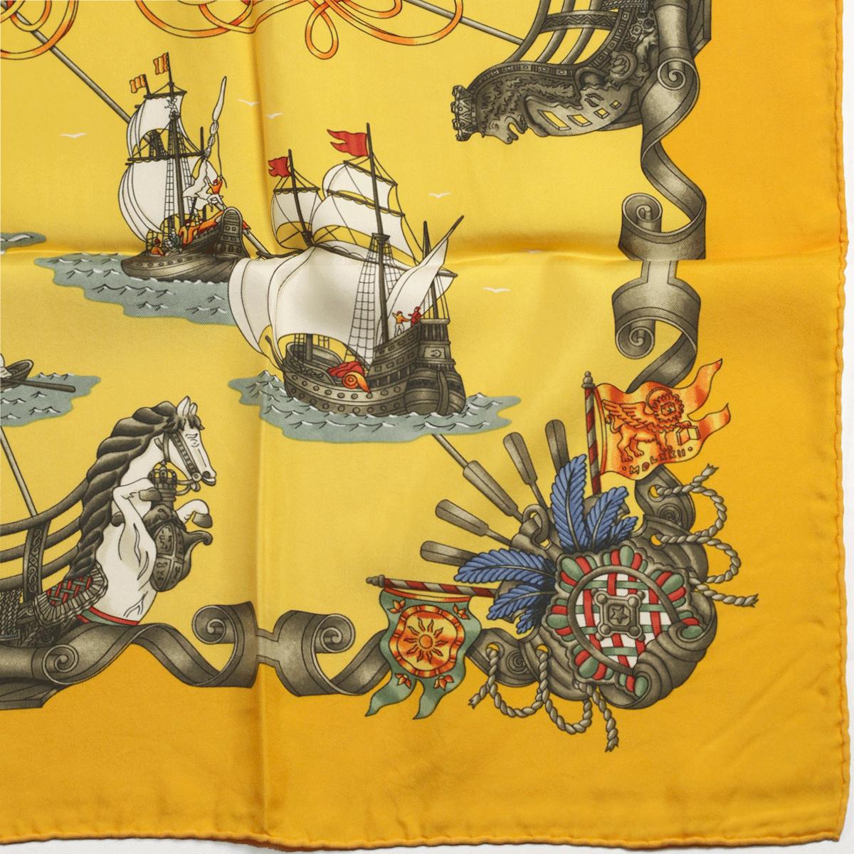 Hermes Scarf "Voiles de Lumiere" by Joachim Metz 90cm Silk | Carre Foulard
