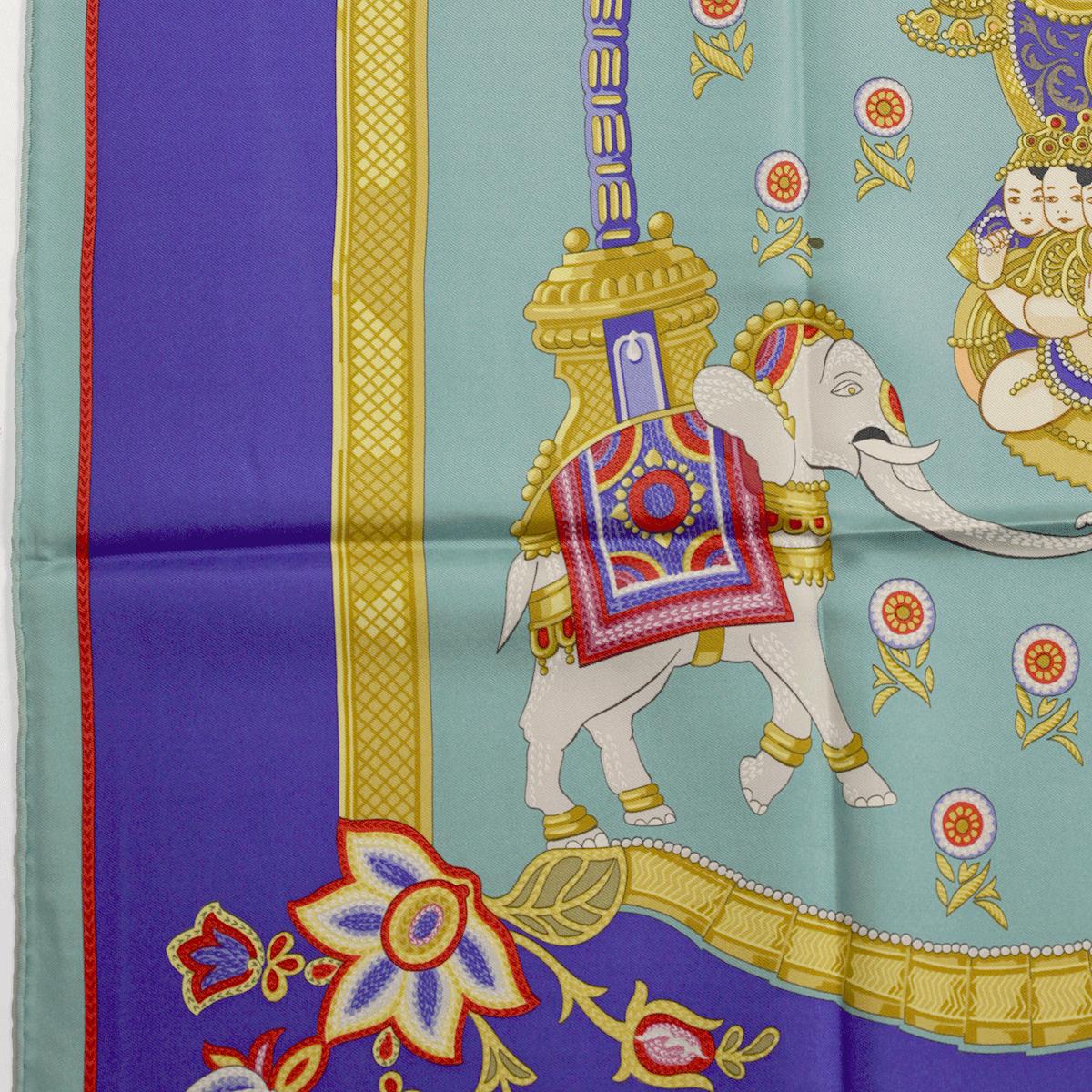 Hermes Scarf "India" by Caty Latham 90cm Silk | Carre