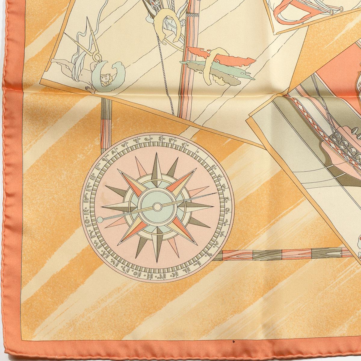 HERMES カレ90 Dominik Jarlegant Face Large Hermes Scarf 
