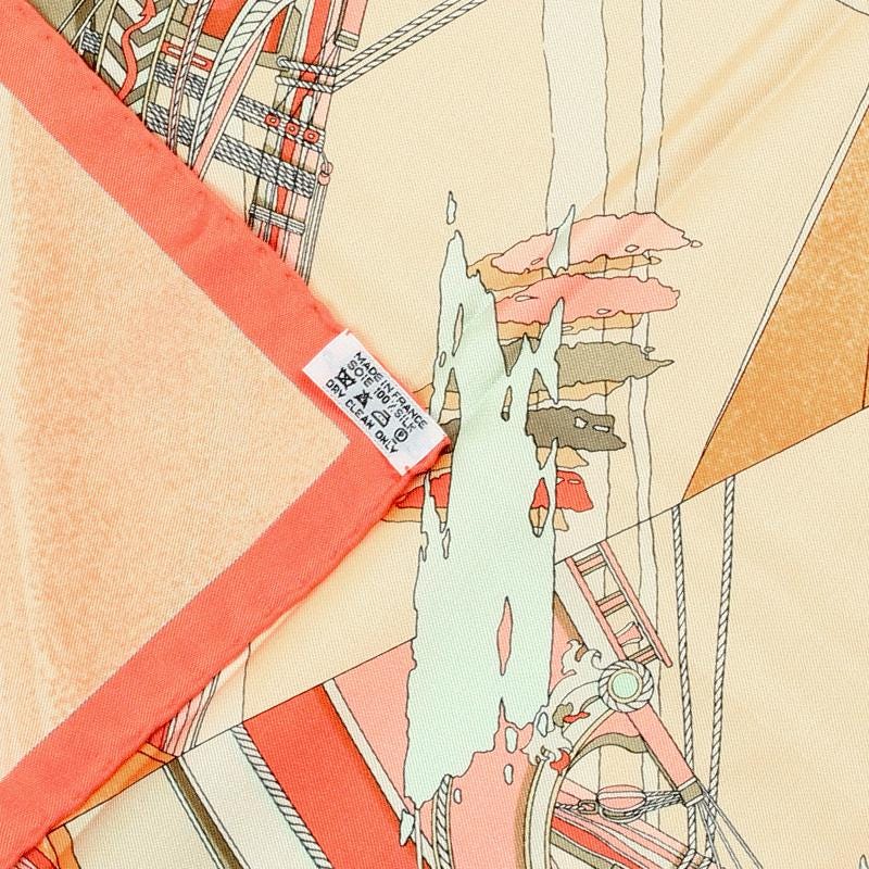 HERMES カレ90 Dominik Jarlegant Face Large Hermes Scarf 