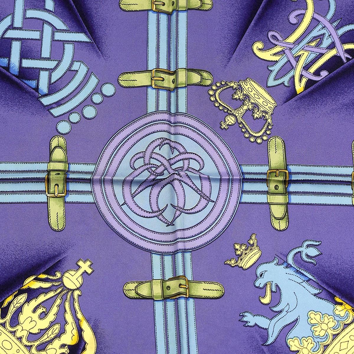 Hermes Scarf "Grande Tenue" by Henri d'Origny 90cm Silk | Carre Foulard