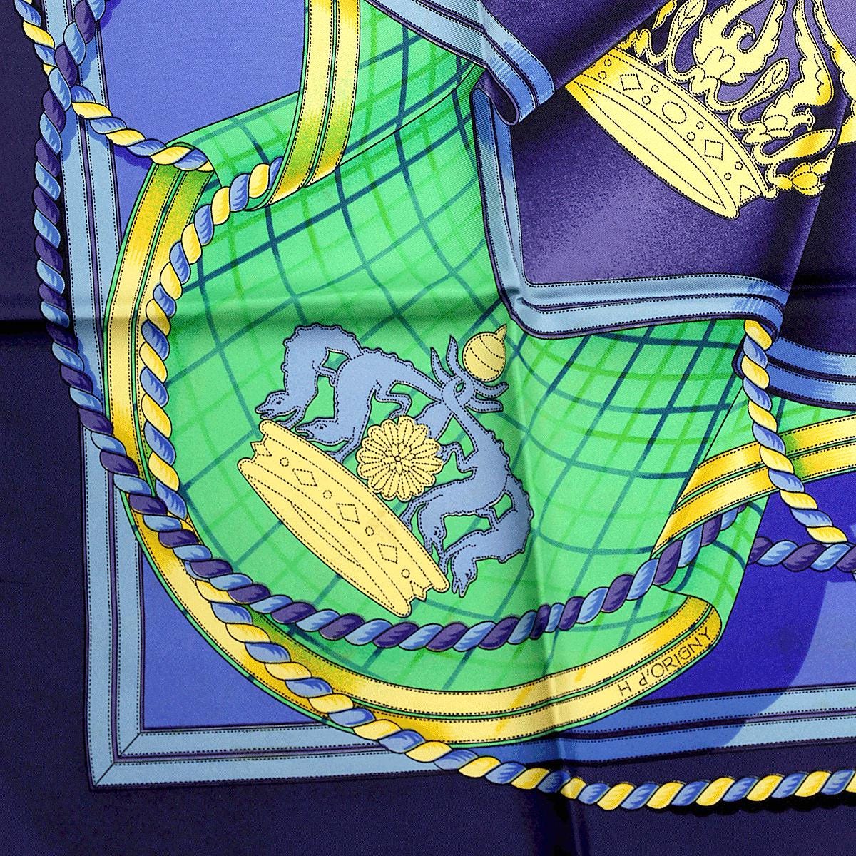 Hermes Scarf "Grande Tenue" by Henri d'Origny 90cm Silk | Carre Foulard