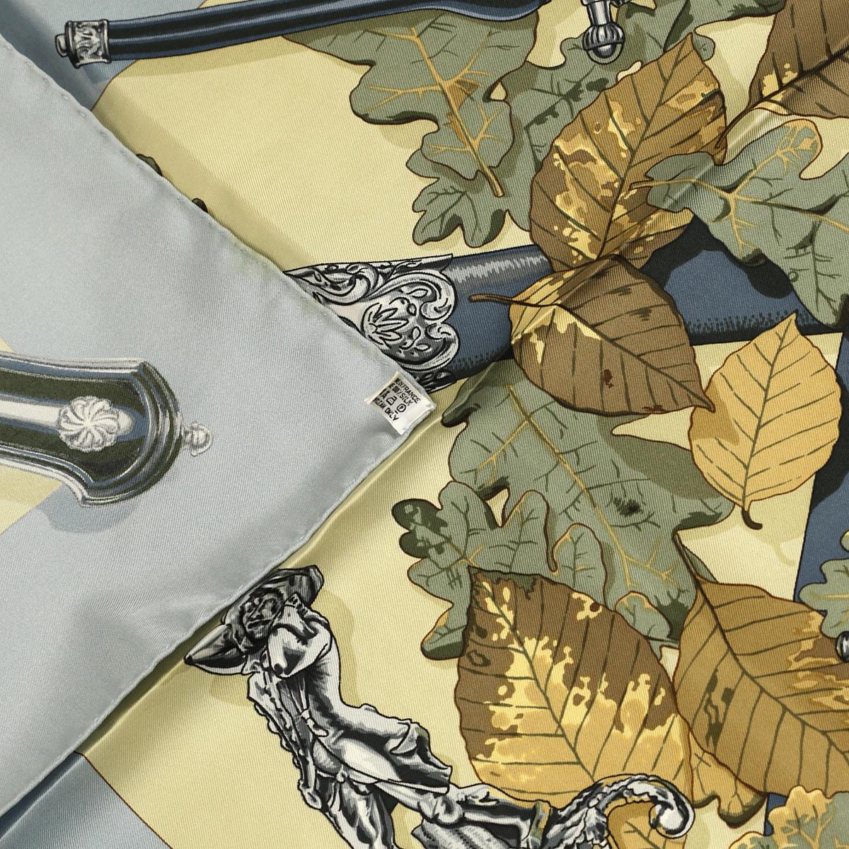 Hermes Scarf "Au Plus Dru" by Vladimir Rybaltchenko Vintage 90cm Silk | Carre Foulard Limited Edition