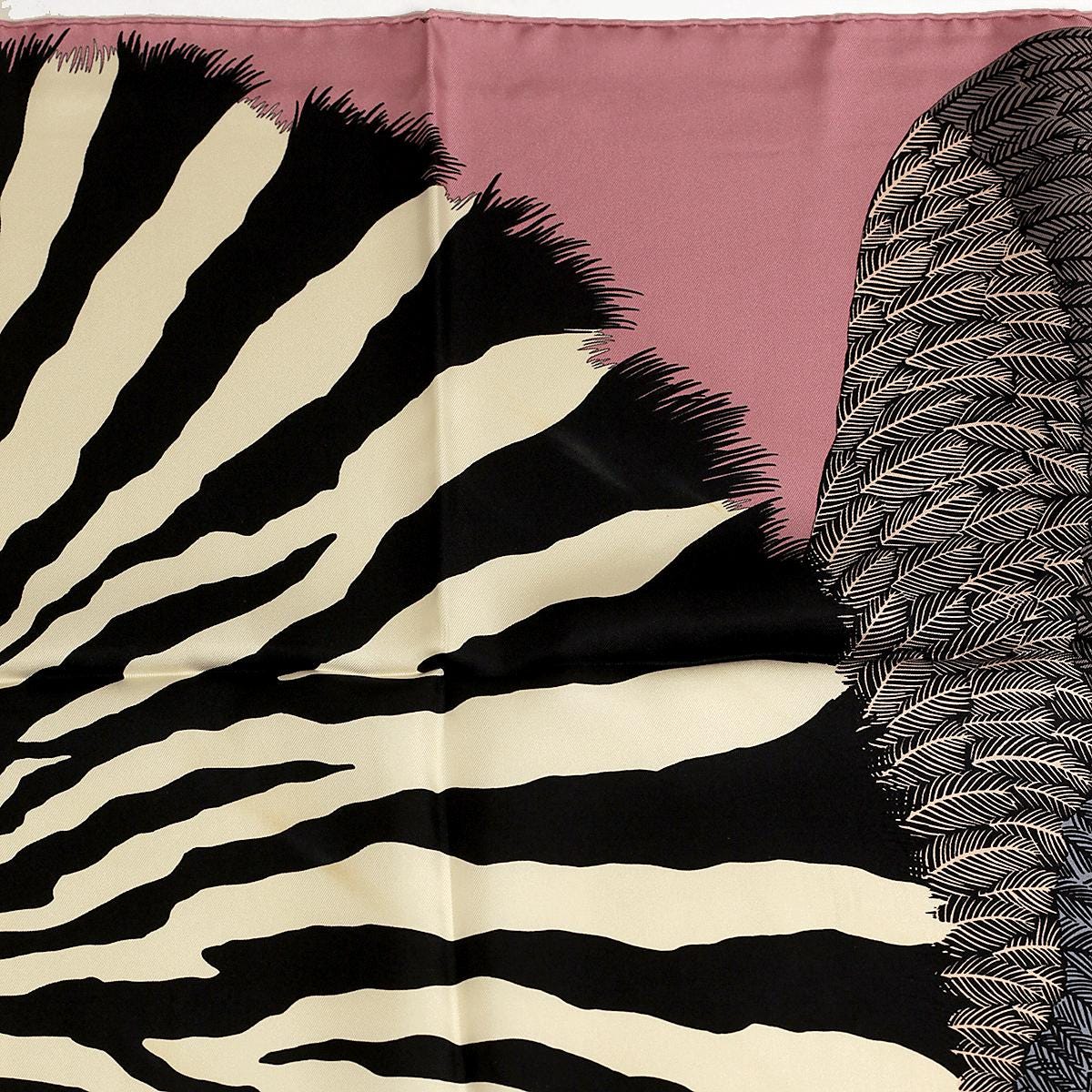 Hermes Scarf "Zebra Pegasus" by Alice Shirley 90cm Silk | Carre Foulard