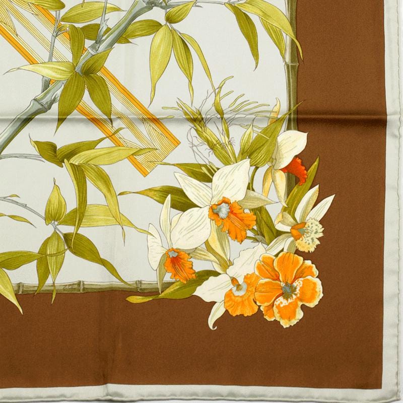 Hermes Scarf "Serenite" by Zoe Pauwels 90cm Silk | Carre Foulard