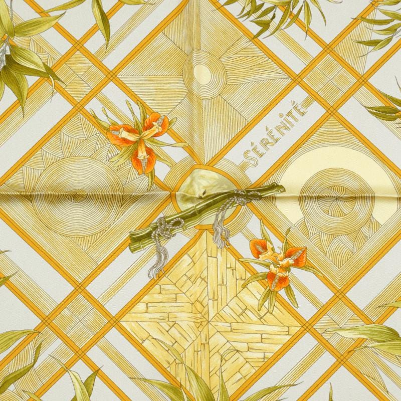 Hermes Scarf "Serenite" by Zoe Pauwels 90cm Silk | Carre Foulard