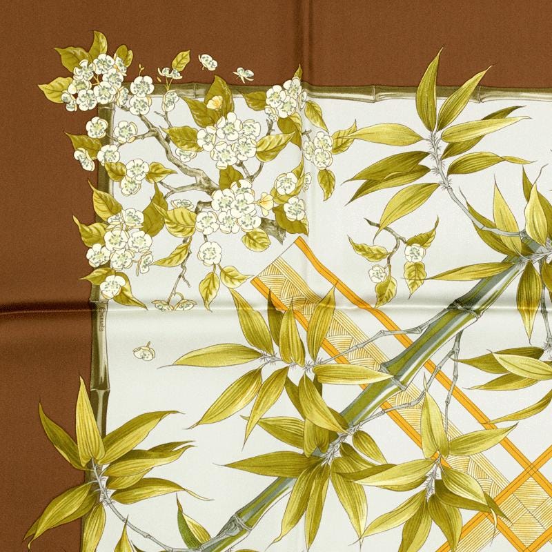 Hermes Scarf "Serenite" by Zoe Pauwels 90cm Silk | Carre Foulard