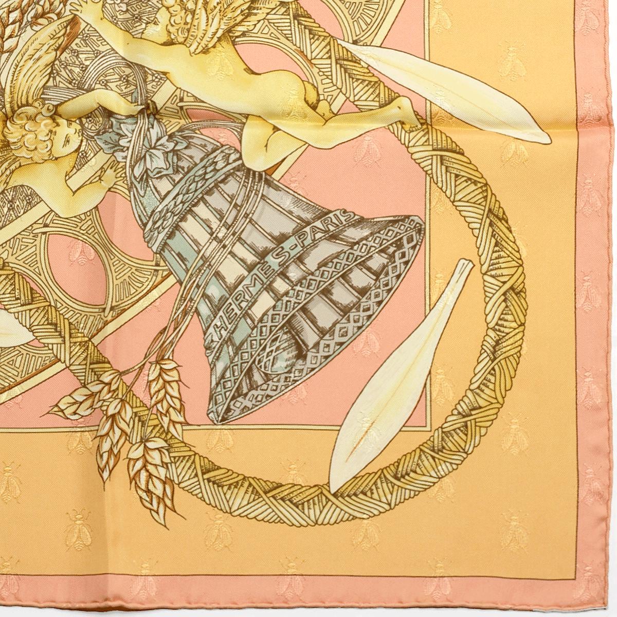 Hermes Scarf "Amours" by Annie Faivre 90cm Silk Jacquard | Carre Foulard