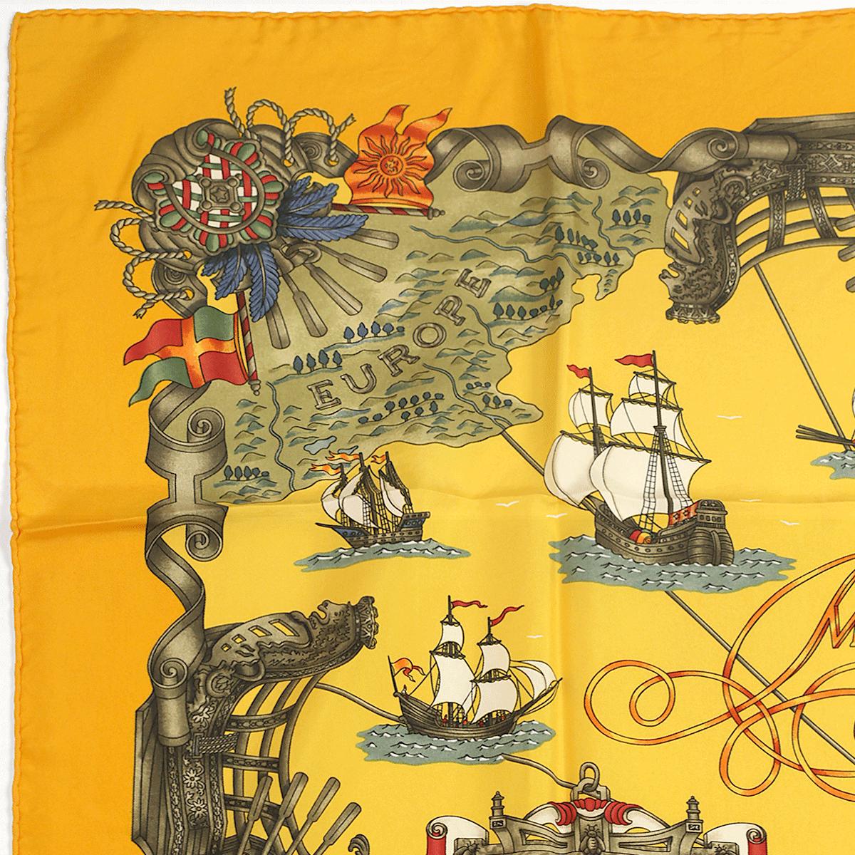 Hermes Scarf "Voiles de Lumiere" by Joachim Metz 90cm Silk | Carre Foulard