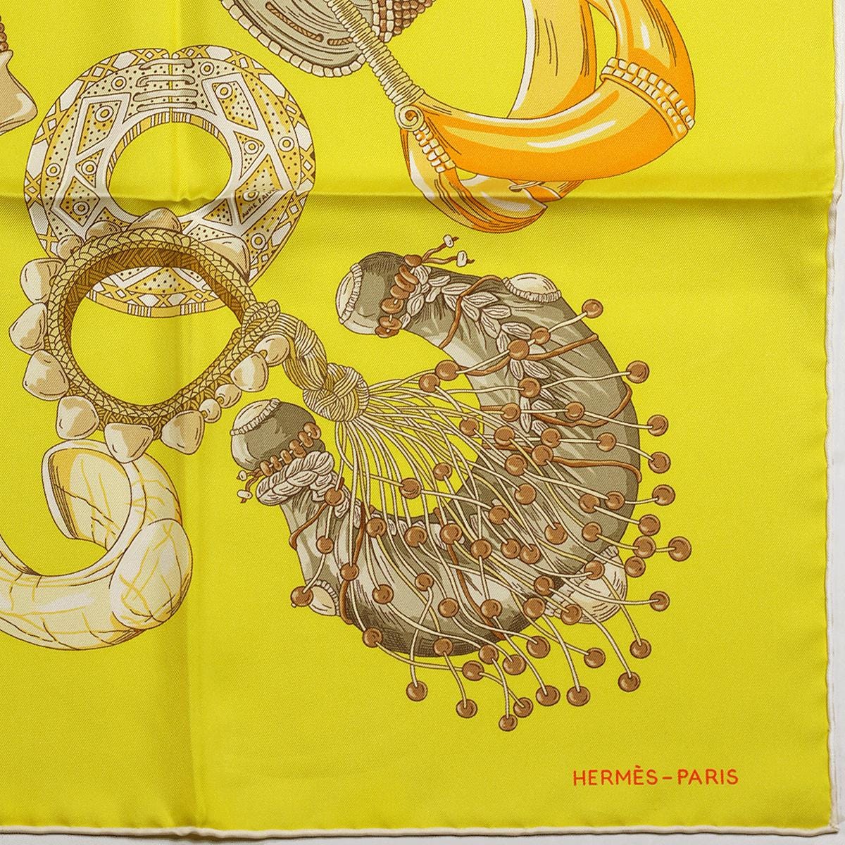 Hermes Scarf "Bracelets de Lumiere" by Annie Faivre 90cm Silk | Carre Foulard NIB