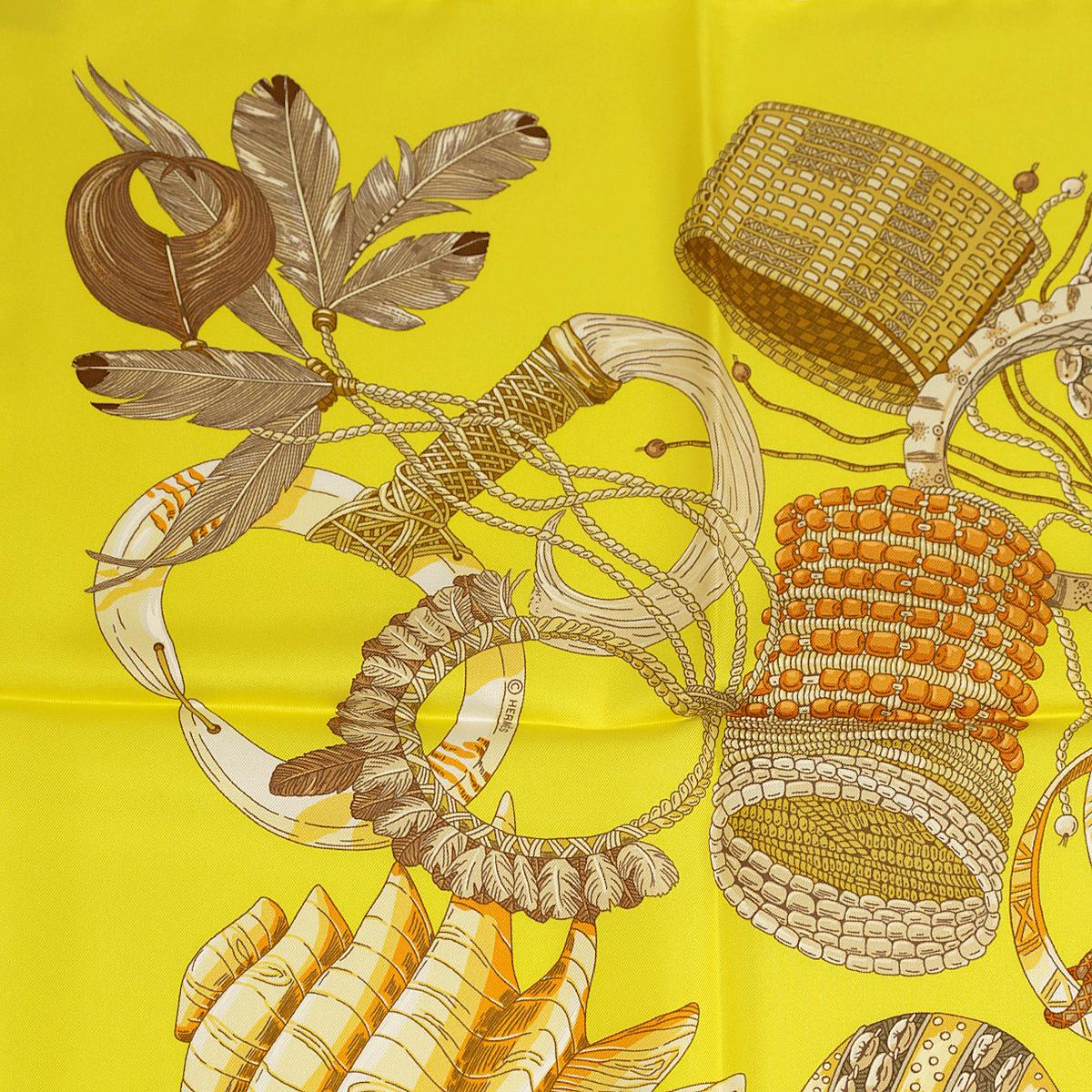 Hermes Scarf "Bracelets de Lumiere" by Annie Faivre 90cm Silk | Carre Foulard NIB