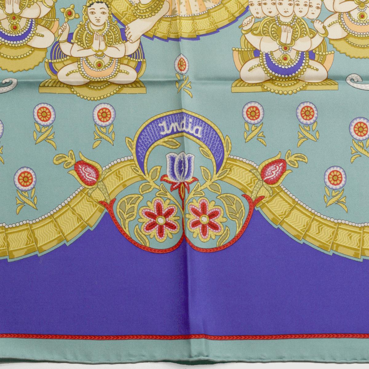 Hermes Scarf "India" by Caty Latham 90cm Silk | Carre