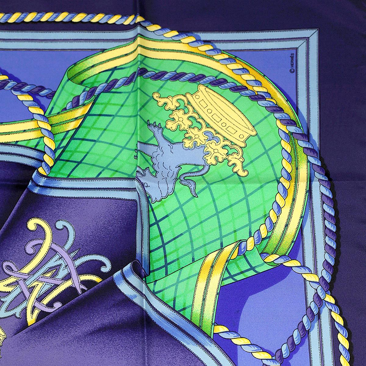 Hermes Scarf "Grande Tenue" by Henri d'Origny 90cm Silk | Carre Foulard