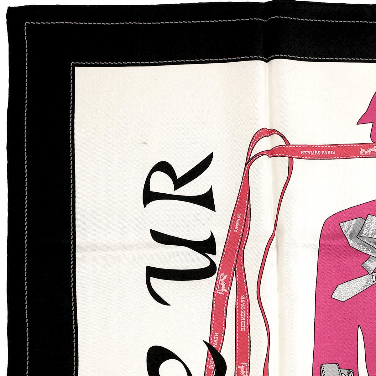 Hermes Scarf "Monsieur et Madame" by Bali Barret 90cm Silk | Carre Foulard