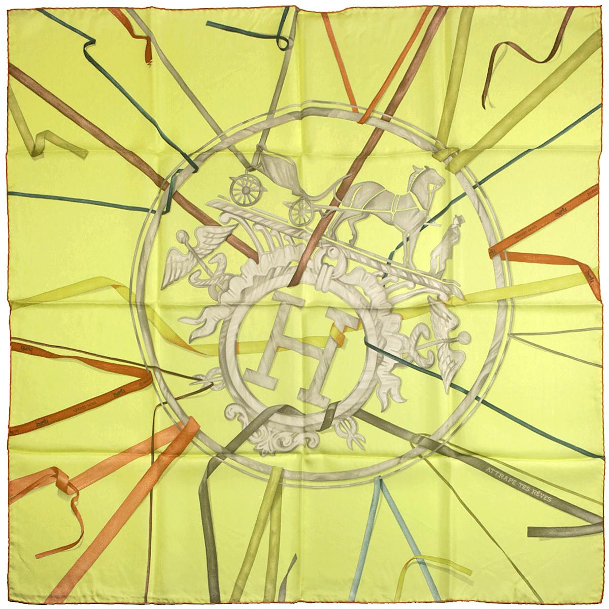 Hermes Scarf "Attrape des Reves" by Leigh P. Cook 90cm Silk | Carre Foulard