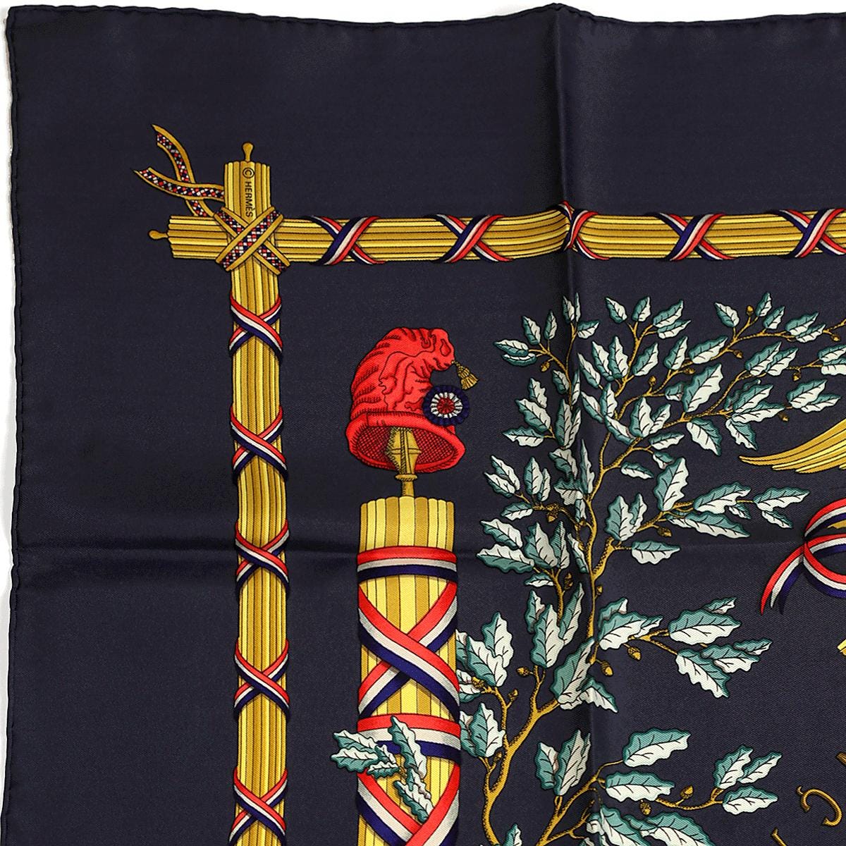 Hermes Scarf "1789 Liberte Egalite Fraternite" by Joachim Metz Vintage 90cm Silk | Carre Foulard