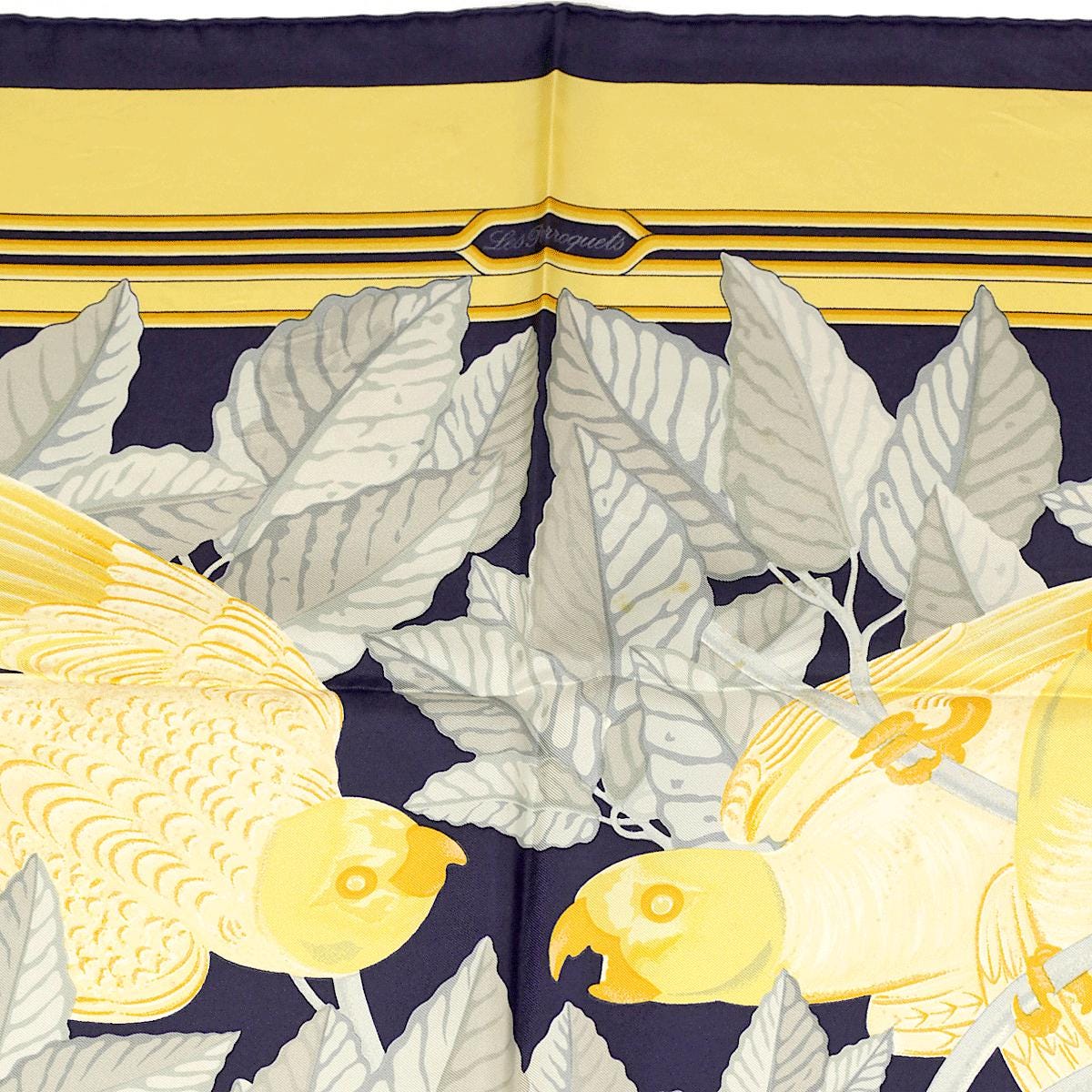 Hermes Scarf "Les Perroquets" by Joachim Metz 90cm Silk | Carre Foulard