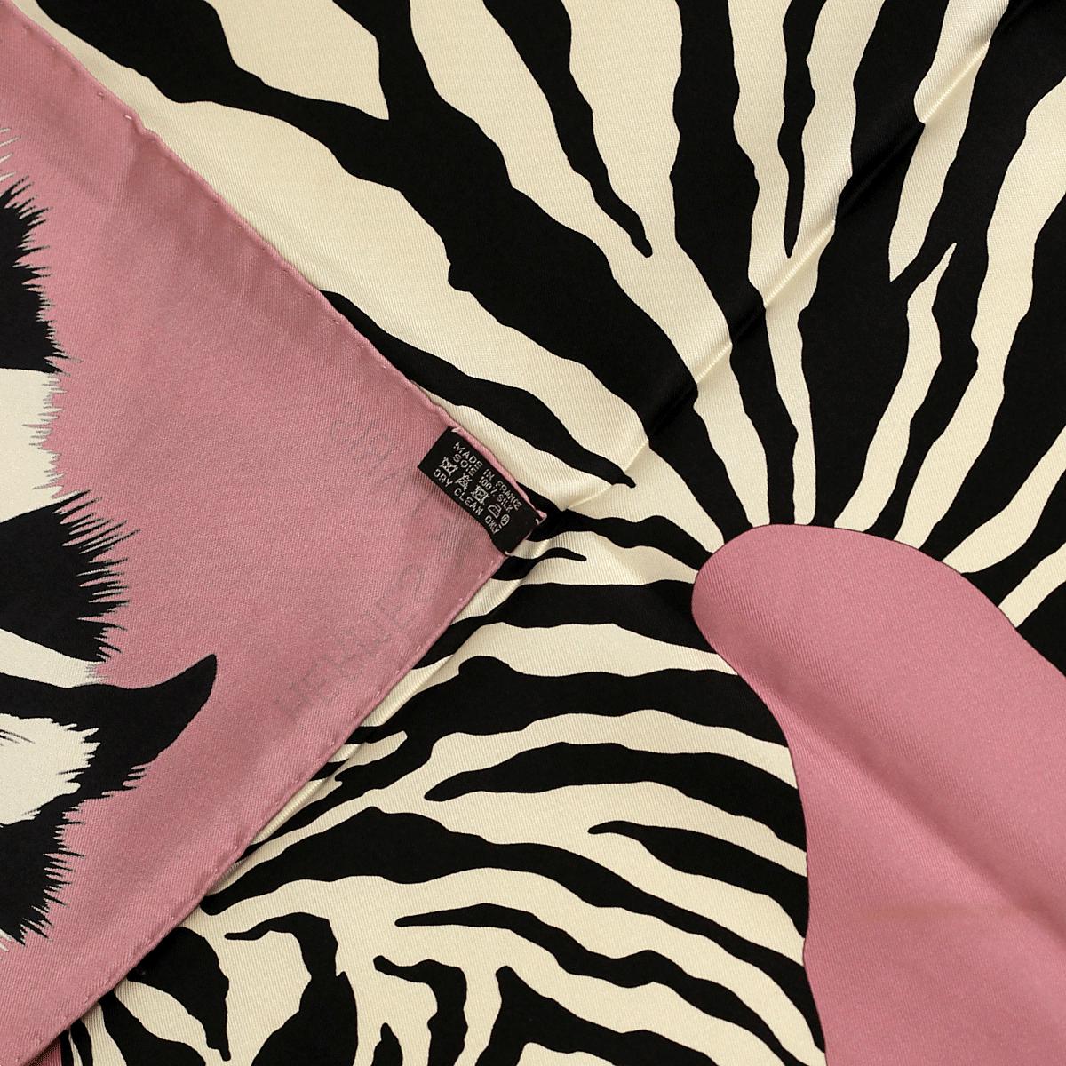 Hermes Scarf "Zebra Pegasus" by Alice Shirley 90cm Silk | Carre Foulard