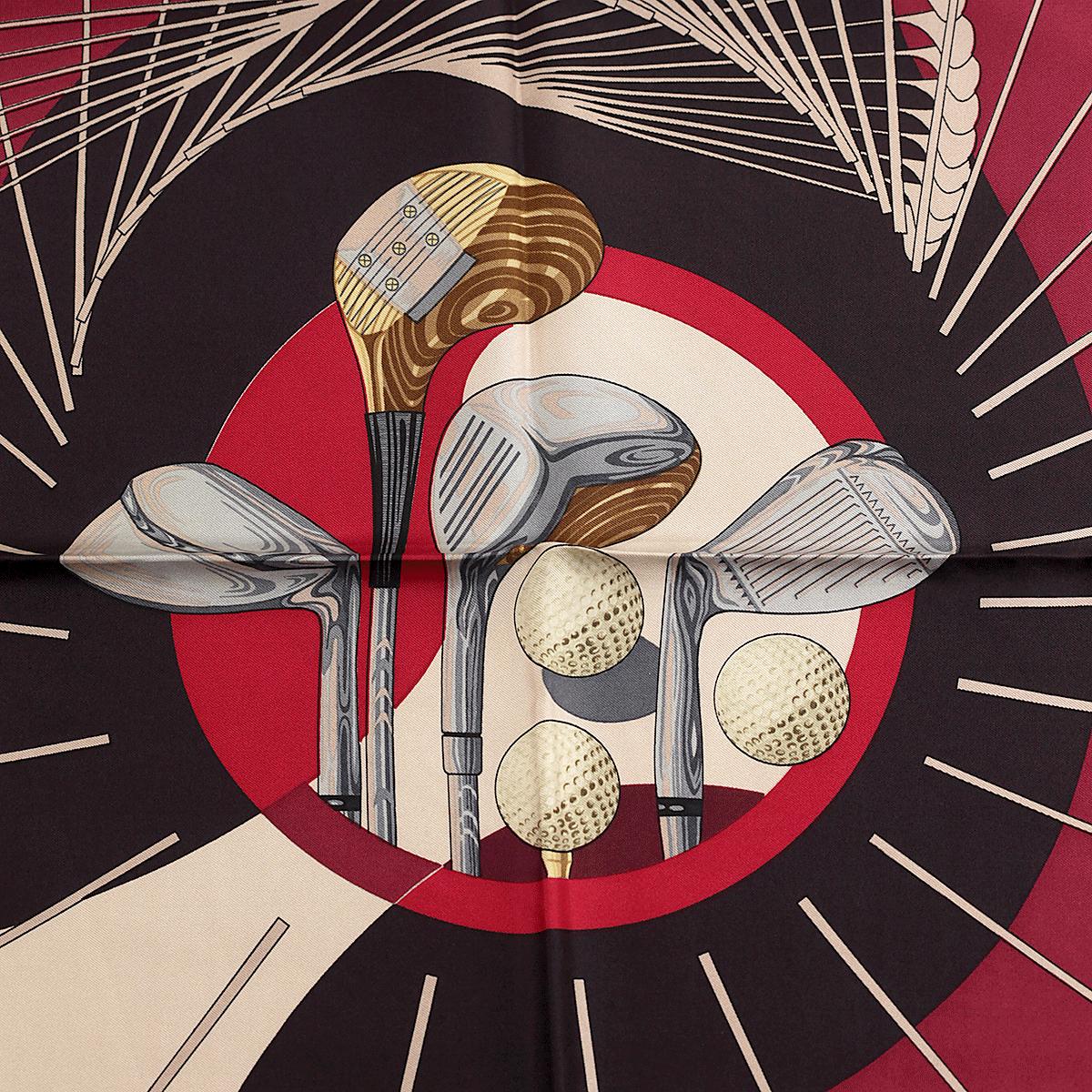 Hermes Scarf "Swing" by Julia Abadie 90cm Silk | Foulard Carre