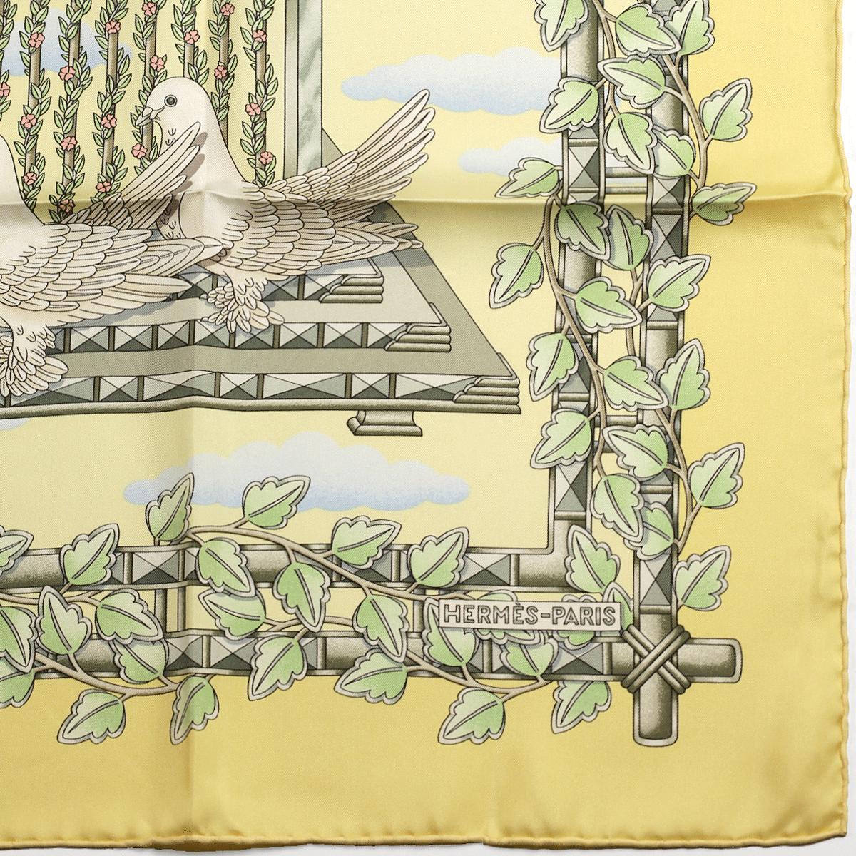 Hermes Scarf "Envol" by Joachim Metz 90cm Silk | Carre Foulard