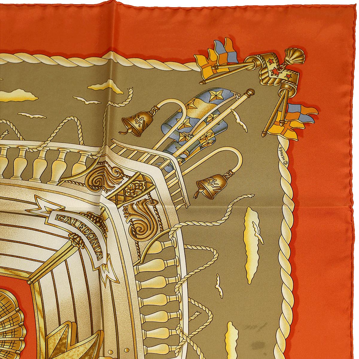 Hermes Scarf "Railing" by Joachim Metz 90cm Silk | Carre Foulard