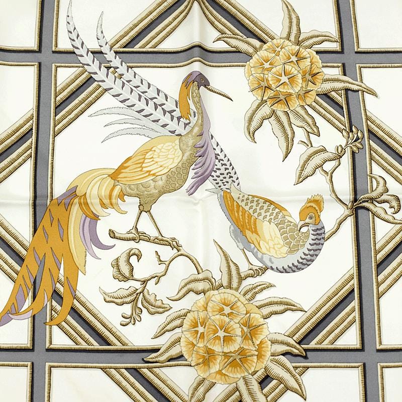 Hermes Scarf "Caraibes" by Christiane Vauzelles 90cm Silk | Foulard Carre