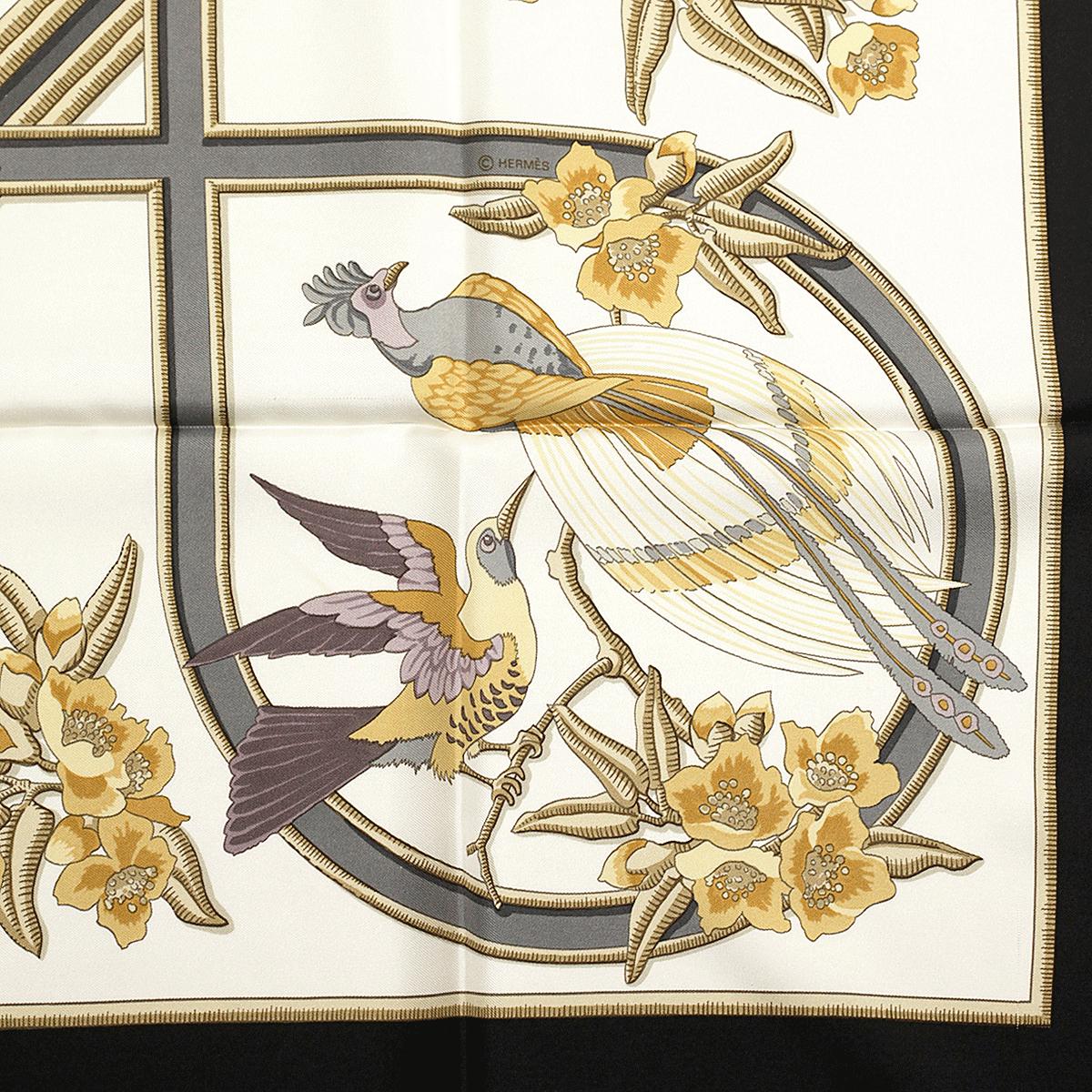 Hermes Scarf "Caraibes" by Christiane Vauzelles 90cm Silk | Foulard Carre
