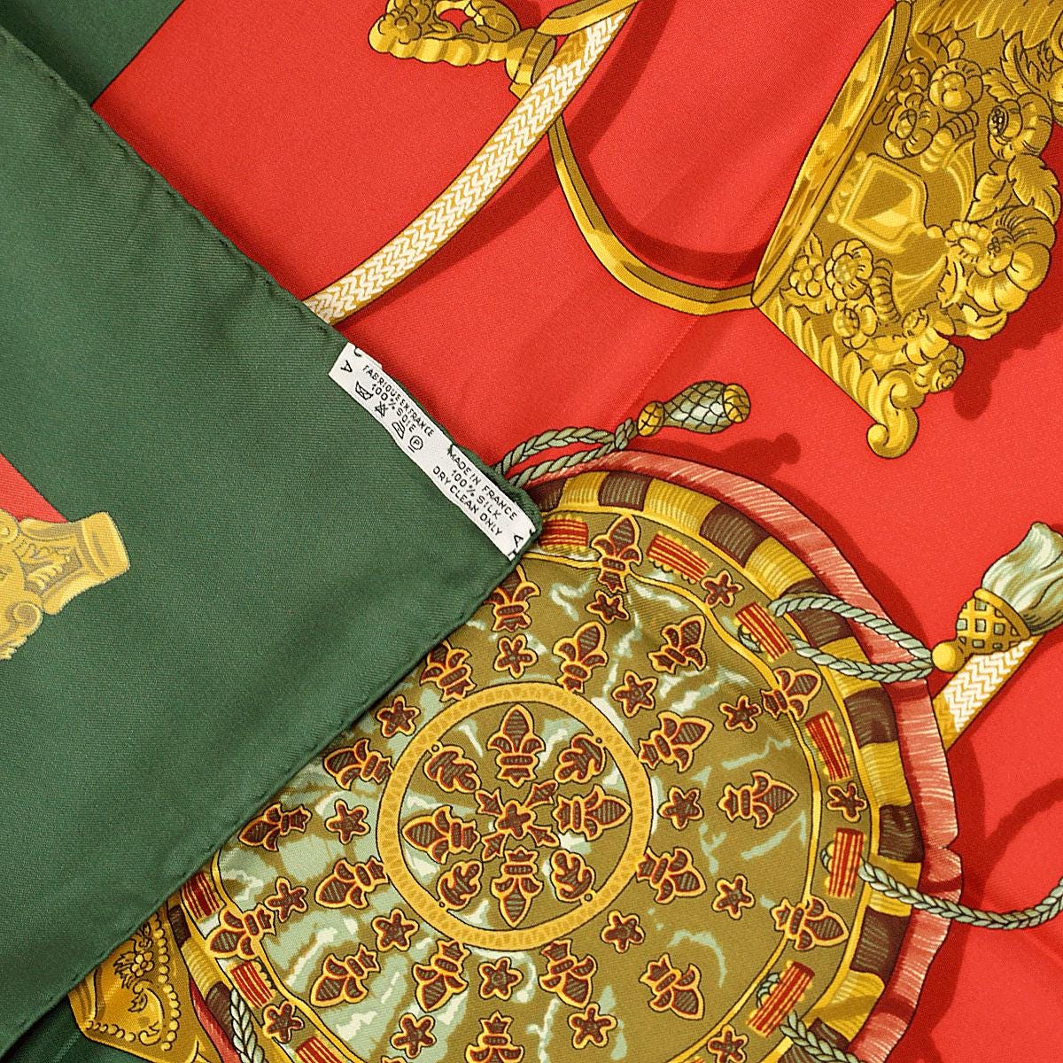 Hermes Scarf "Memoire d'Hermes" by Caty Latham Vintage 90cm Silk | Foulard Carre