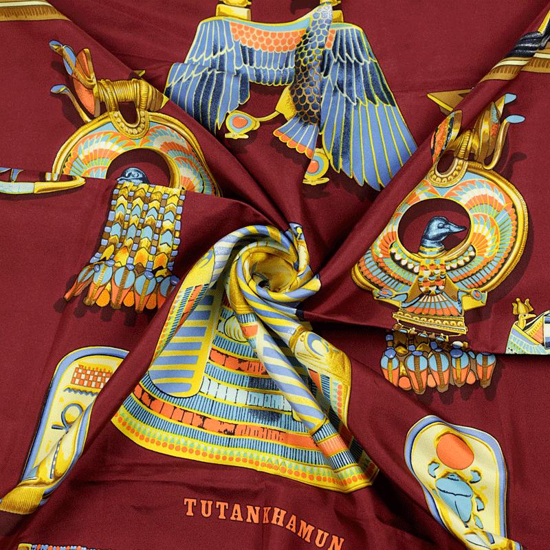 Hermes Scarf "Tutankhamun" by Vladimir Rybaltchenko 90cm Silk | Foulard Carre
