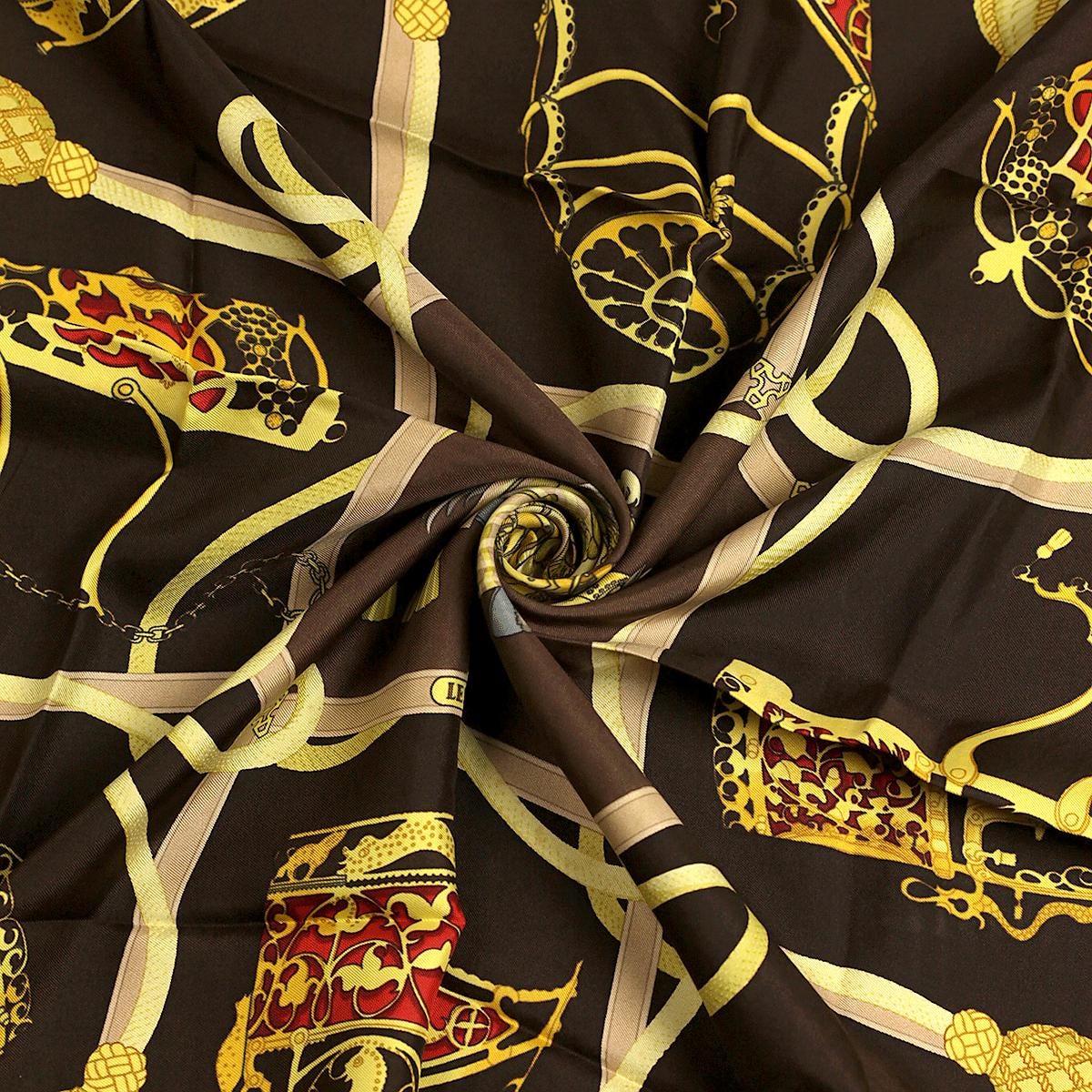 Hermes Scarf "Les Muserolles" by Christiane Vauzelles 90cm Silk | Carre Foulard