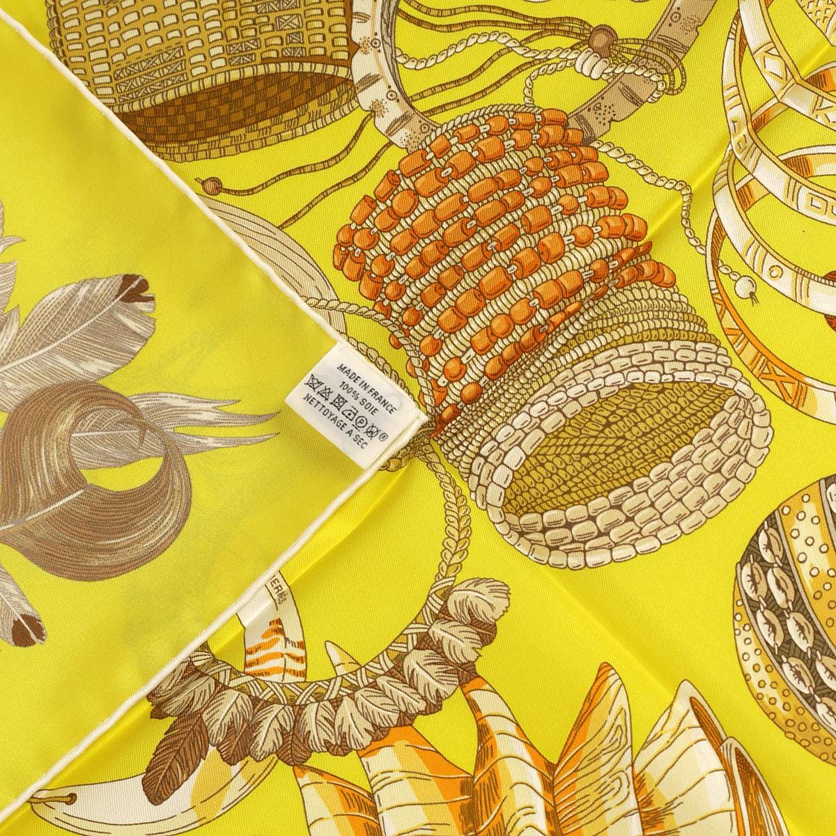 Hermes Scarf "Bracelets de Lumiere" by Annie Faivre 90cm Silk | Carre Foulard NIB
