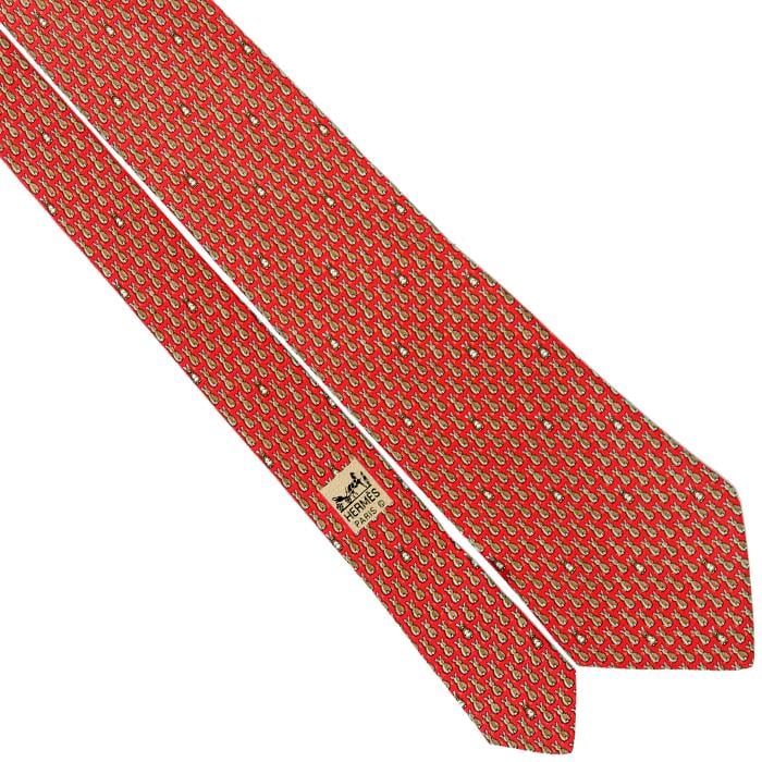 Hermes Men's Silk Tie Whimsical Pattern 7900 | Necktie Cravate