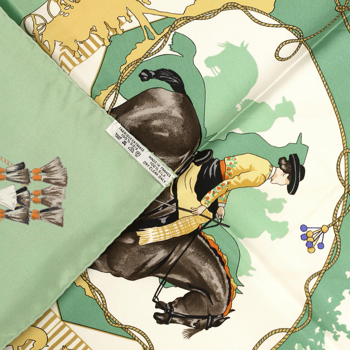 Hermes Scarf "Feria de Sevilla" by Hubert de Watrigant 90cm Silk | Carre Foulard