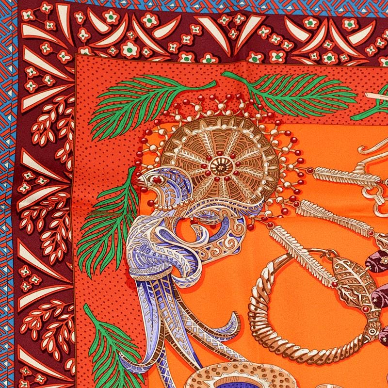 Hermes Scarf "Reine de Palmyre" by Annie Faivre 90cm Silk | Carre Foulard