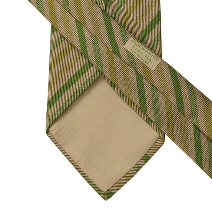 Hermes Men's Silk Tie Stripes Pattern 5144 | Necktie Cravate