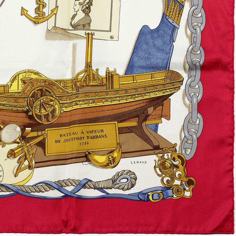 Hermes Scarf "Musee" by Philippe Ledoux 90cm Silk | Foulard Carre